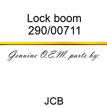 Lock, boom 290/00711