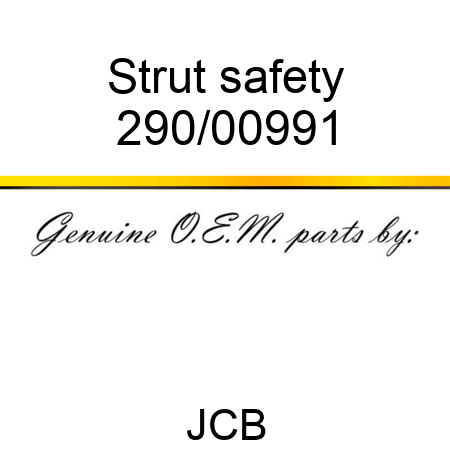 Strut, safety 290/00991