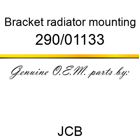 Bracket, radiator mounting 290/01133