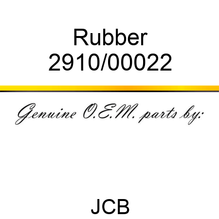 Rubber 2910/00022