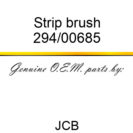 Strip, brush 294/00685