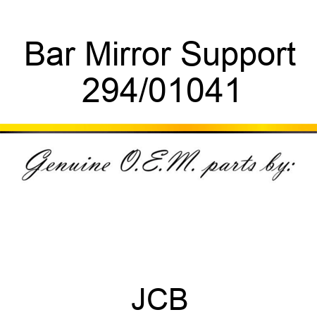 Bar, Mirror Support 294/01041