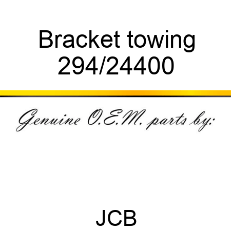 Bracket, towing 294/24400
