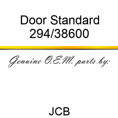 Door, Standard 294/38600