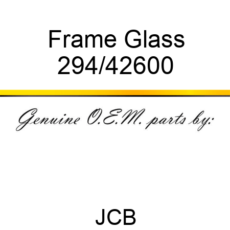 Frame, Glass 294/42600