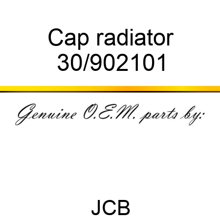 Cap, radiator 30/902101