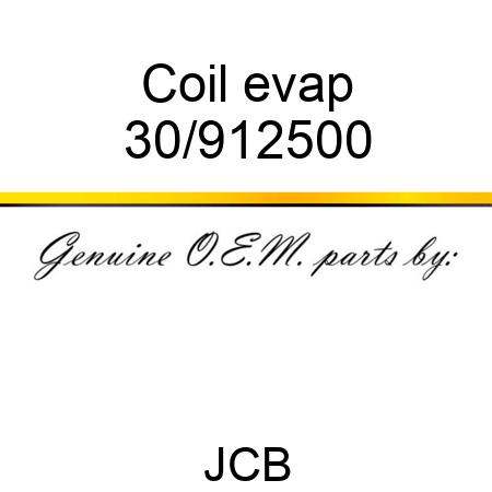Coil, evap 30/912500