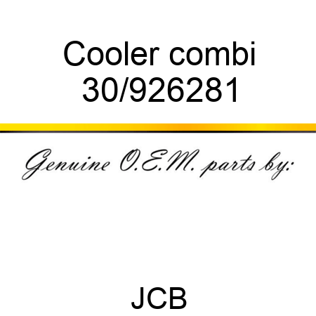 Cooler, combi 30/926281
