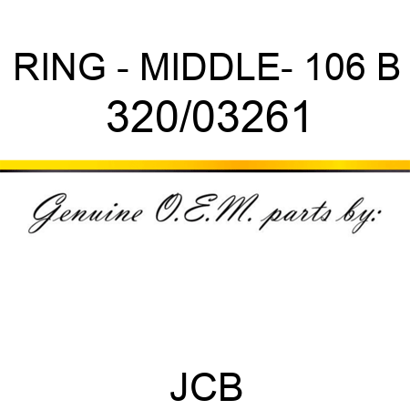RING - MIDDLE- 106 B 320/03261