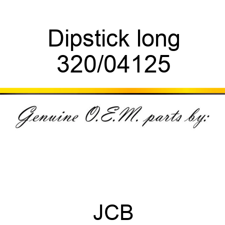 Dipstick, long 320/04125