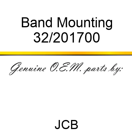 Band, Mounting 32/201700