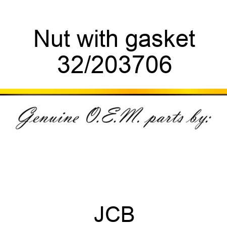 Nut, with gasket 32/203706