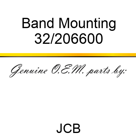 Band, Mounting 32/206600