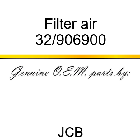 Filter, air 32/906900