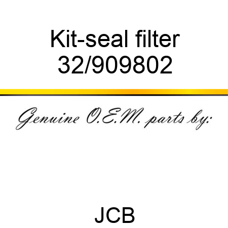 Kit-seal, filter 32/909802