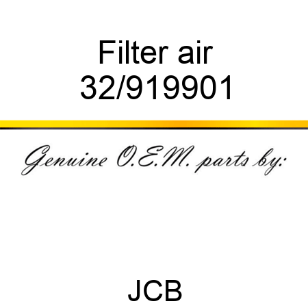 Filter, air 32/919901