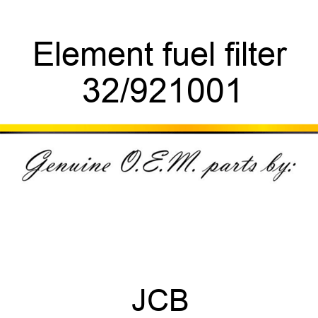 Element, fuel filter 32/921001