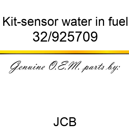 Kit-sensor, water in fuel 32/925709