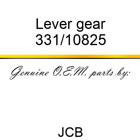 Lever, gear 331/10825