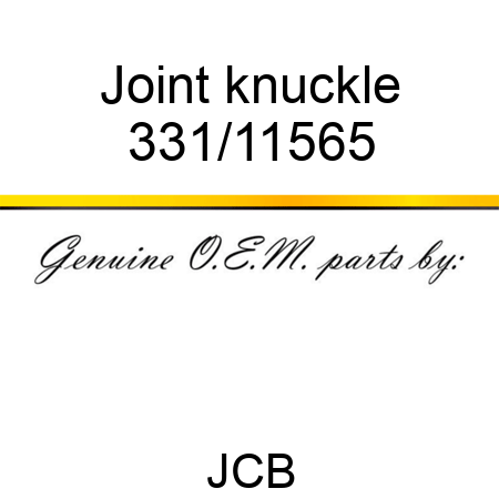 Joint, knuckle 331/11565