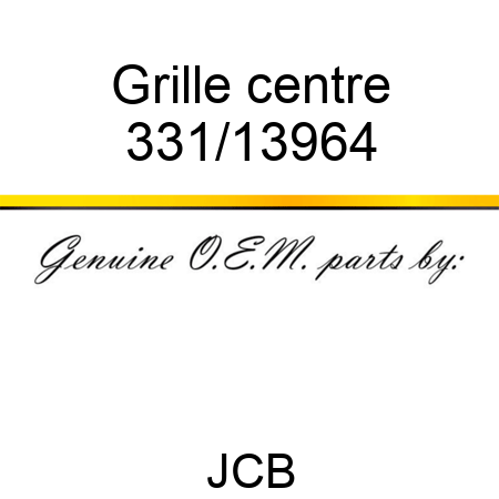 Grille, centre 331/13964