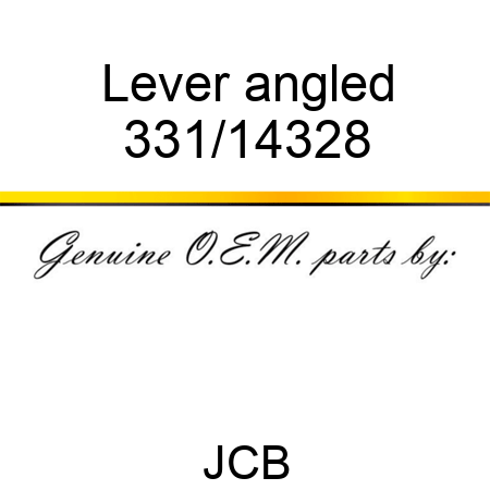 Lever, angled 331/14328