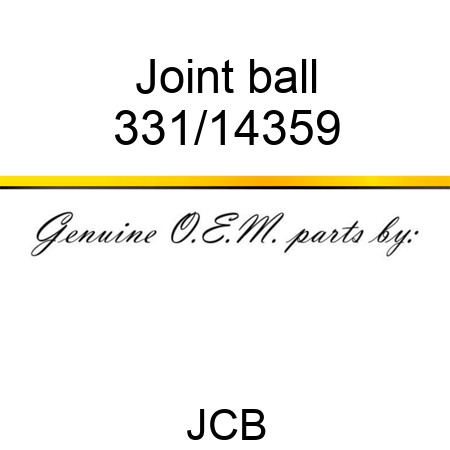 Joint, ball 331/14359