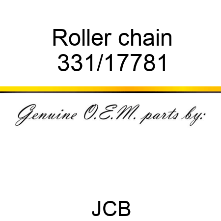 Roller, chain 331/17781