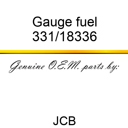 Gauge, fuel 331/18336
