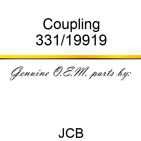 Coupling 331/19919