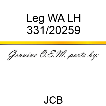 Leg, WA LH 331/20259