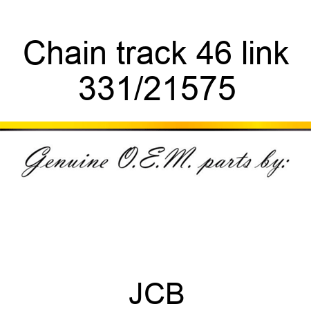 Chain, track, 46 link 331/21575