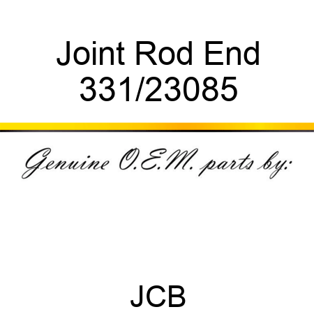 Joint, Rod End 331/23085