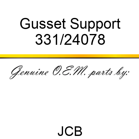 Gusset, Support 331/24078