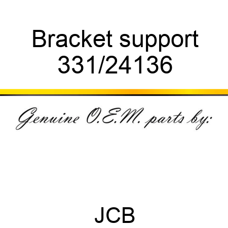 Bracket, support 331/24136