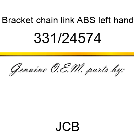 Bracket, chain link, ABS left hand 331/24574