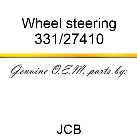Wheel, steering 331/27410