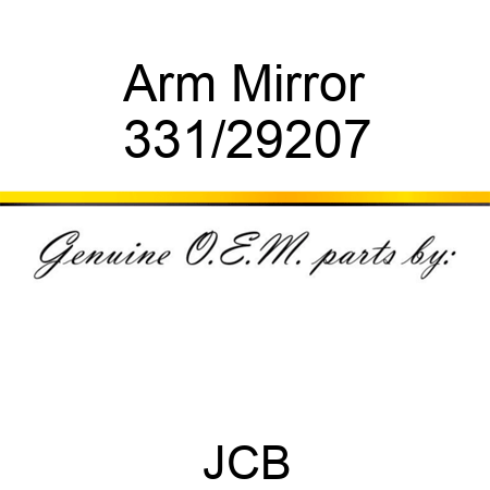 Arm, Mirror 331/29207