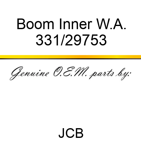 Boom, Inner W.A. 331/29753