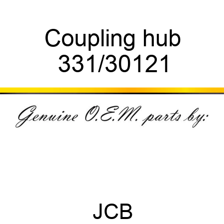 Coupling, hub 331/30121