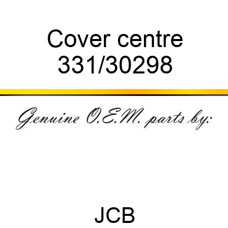 Cover, centre 331/30298