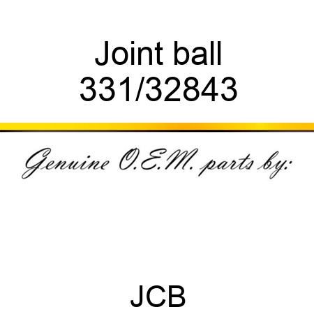 Joint, ball 331/32843