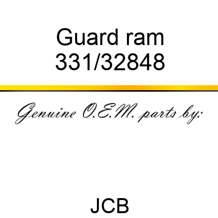 Guard, ram 331/32848