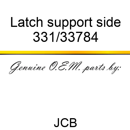 Latch, support side 331/33784