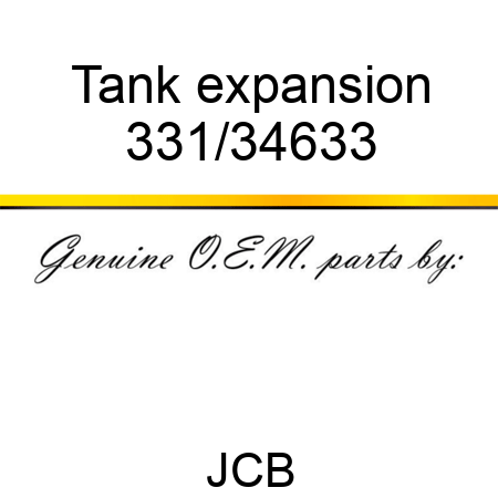 Tank, expansion 331/34633