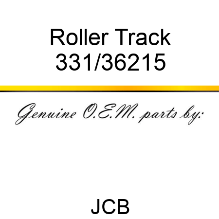 Roller, Track 331/36215