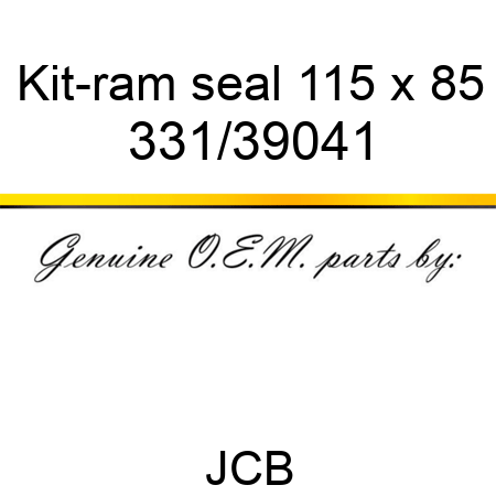 Kit-ram seal, 115 x 85 331/39041