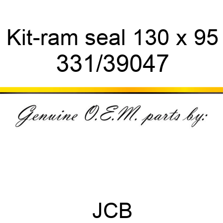 Kit-ram seal, 130 x 95 331/39047