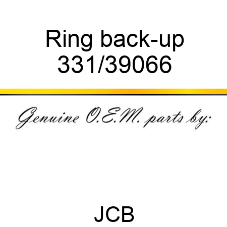Ring, back-up 331/39066