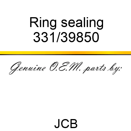Ring, sealing 331/39850